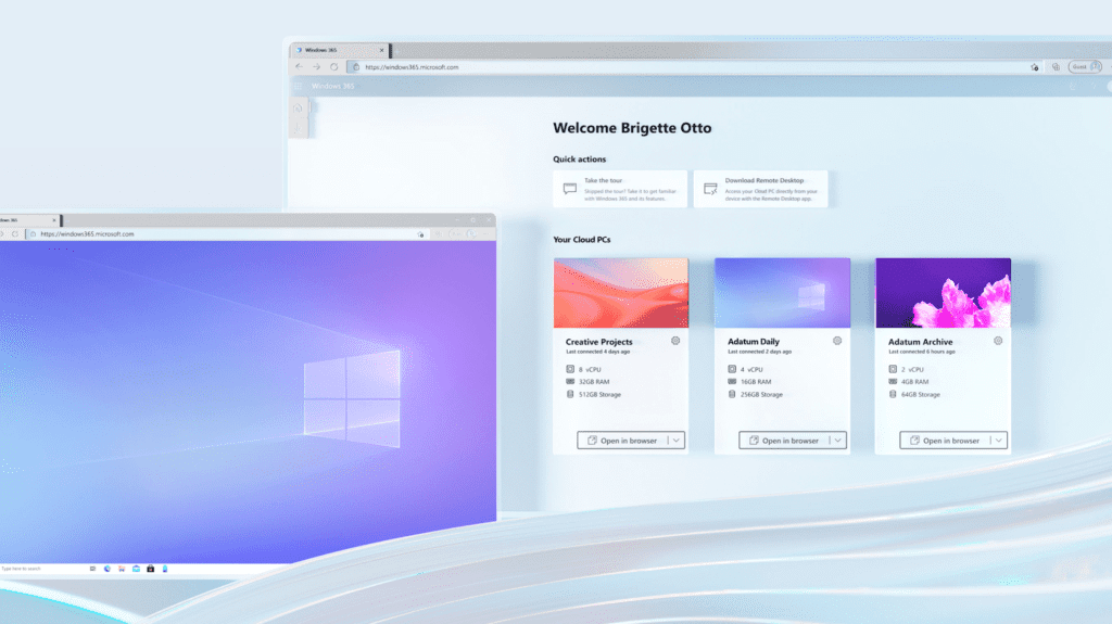 Windows 365, nueva experiencia en el uso de Windows 10 y Windows 11